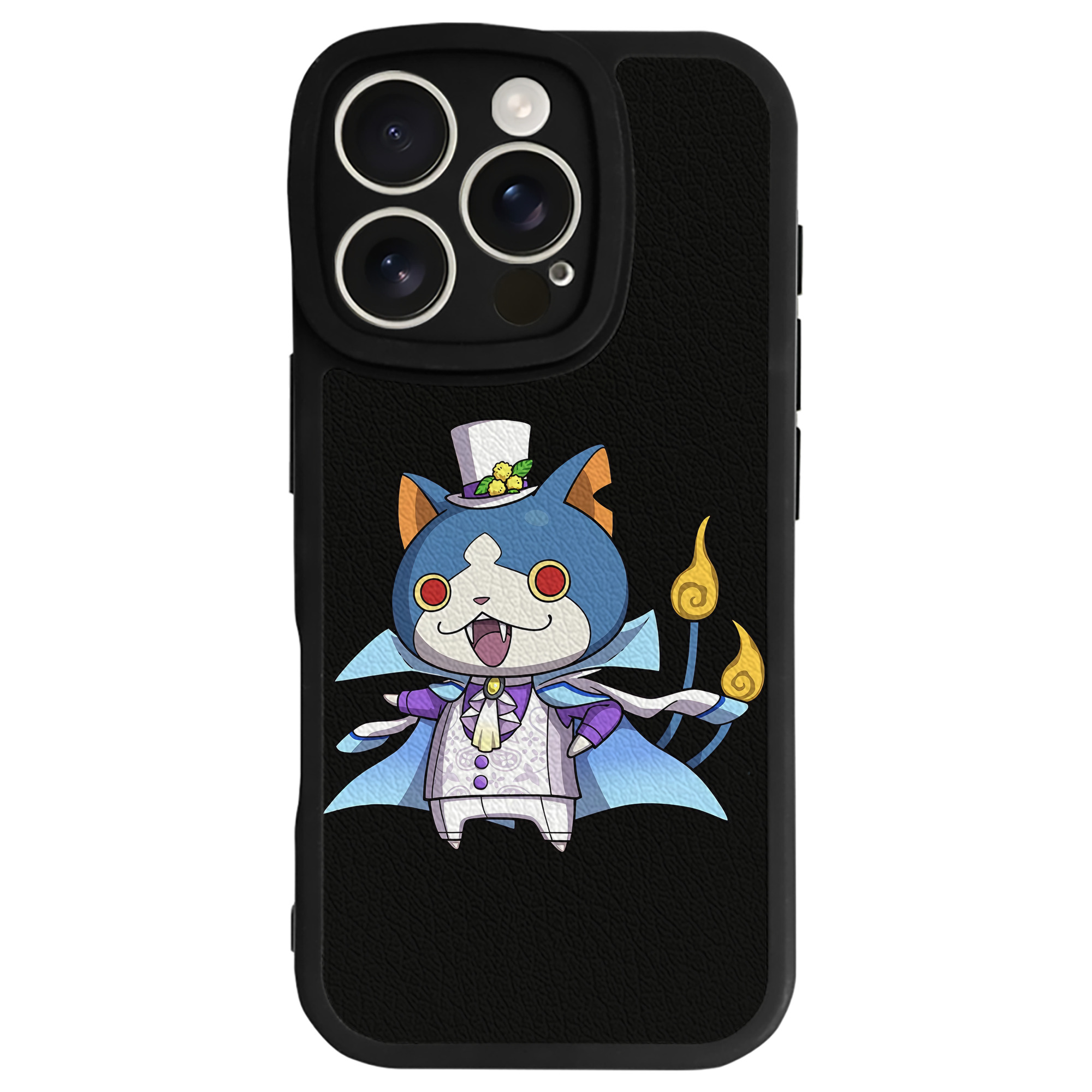 （画像用） 妖怪ウォッチ Yo-kai Watch 【iPhone 16シリーズ対応】シリコンスマホケース（レザー調） 材質：シリコン